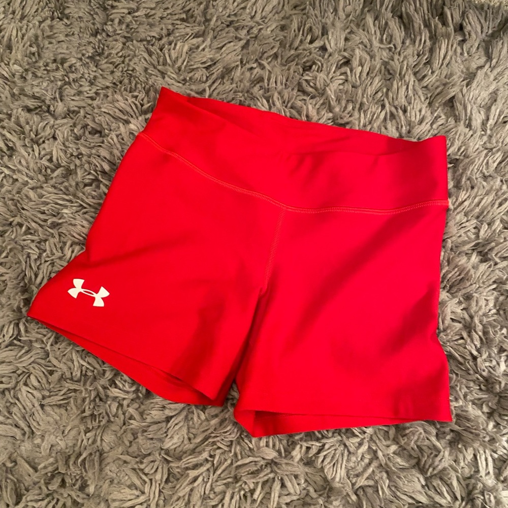 Red Under Armour Spandex